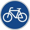 Symbol Fahrradstraße