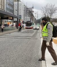Bündnis kritisiert die Situation zu Fuß auf dem Jungfernstieg