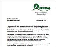 Positionspapier des BSB Nord zur Organisation der Seniorentreffs