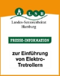 Position des LSB zur Einführung von Elektro-Tretrollern
