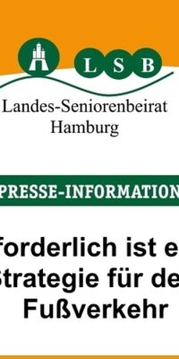 Erforderlich ist eine Strategie für den Fußverkehr