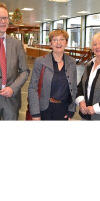 Staatsrätin Elke Badde und Marco Kellerhof