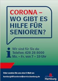 Informationen zur Corona-Krise – Sorgentelefon für ältere Menschen