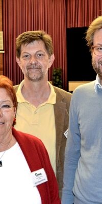 Die LSB-Vorsitzenden mit Senator Tjarks