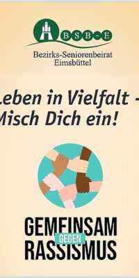 Plakat "Leben in Vielfalt - Misch Dich ein!"