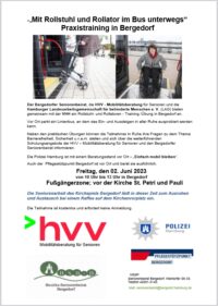 Mit Rollstuhl und Rollator im Bus – Praxistraining in Bergedorf