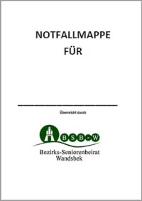 Neue NOTFALLMAPPE für Seniorinnen und Senioren