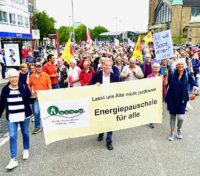 Demonstration am 27. August: Energiepauschale für alle!