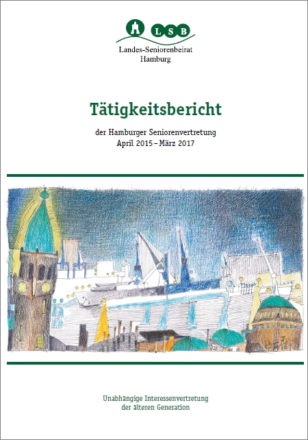 Titelseite des LSB-Tätigkeitsberichts 2017