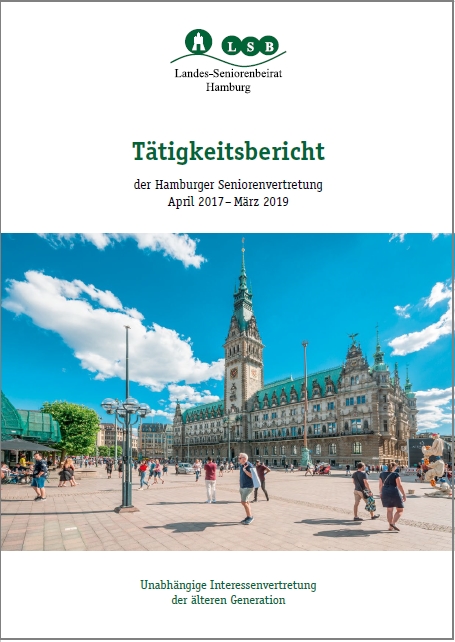 Titelseite des LSB-Tätigkeitsberichts 2019