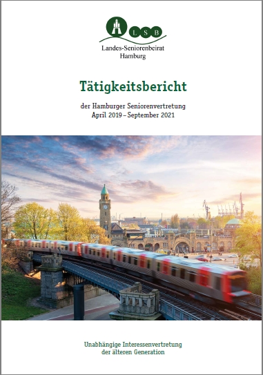 Titelseite des LSB-Tätigkeitsberichts 2021