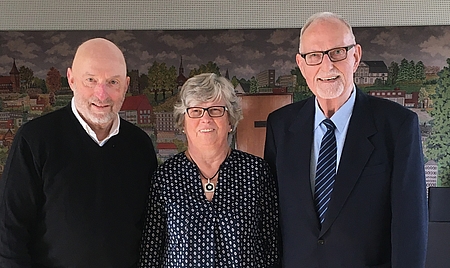 Bild: Vorstand und stellvertretende Vorsitzende der DSV Wandsbek